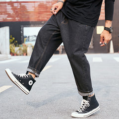 Men's Loose Plus Size Casual Straight Jeans