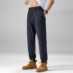 Ice silk thin loose sports pants