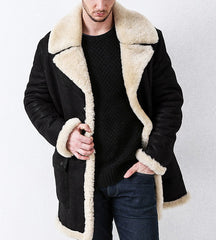 2024 Men's Suede Coat Jacket