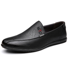 Breathable casual soft-soled non-slip leather shoes