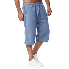 Men's Casual Cotton and Linen Sports Pants