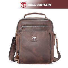 Men's cowhide handbag shoulder bag