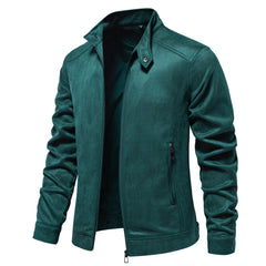 Men's New Style Trendy All-match Suede Jacket