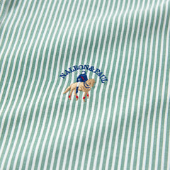 Spring Men's 100% Cotton Long Sleeve Striped Shirt