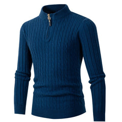 Men's Thick Zipper Warm Sweater