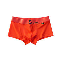 Men's Cotton Low Rise Boxer Briefs Sports Breathable Boxer Briefs