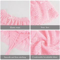 Sexy Lace Mini Tight Thong Skirt