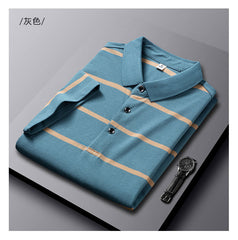 New Arrival Men's Casual Striped Polo Shirt
