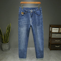Men's New Elastic Trendy Slim Jeans
