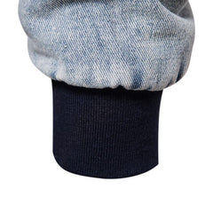 Men's Casual Fleece Denim Jacket