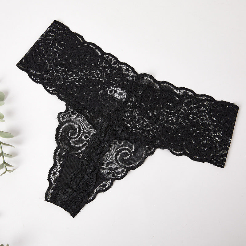Sexy Hot Transparent Lace Thong