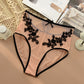 New High-waist Mesh Breathable Large Size Lace Sexy Seamless Hip-covering Panties