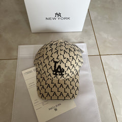 2024 New LA Printed Baseball Cap Casual All-match Sun-visor Cap