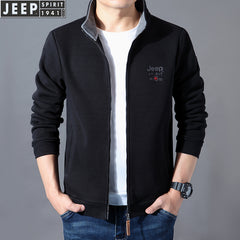 Men's Stand Collar Cardigan Casual Loose Jacket