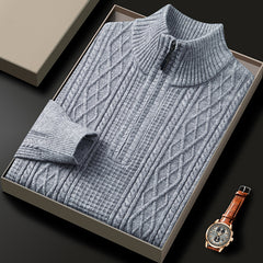 Men's Arctic Fleece Half Zipper Thickened Warm Sweater