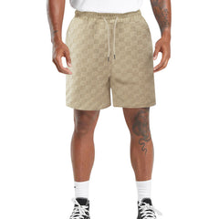 2024 Men's Checkerboard Loose Sports Casual Shorts