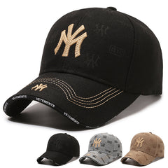 New style men's and women's fashion embroidered letters outdoor casual hat
