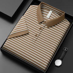 2023 Summer New Men's Loose Simple Polo Shirt