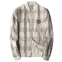 2023 New Men's Plaid Print Casual Jacket