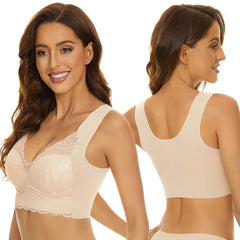Push up no steel ring anti sagging bra