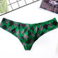 Men's Plaid Print Ice Silk Thread Underwear