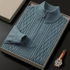 Men's Arctic Fleece Half Zipper Thickened Warm Sweater