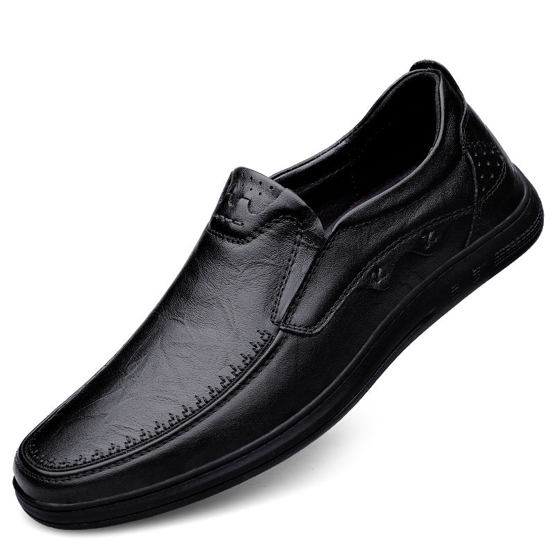 Men's Leather Soft Sole Breathable Business Leather Shoes