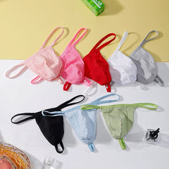 Men's Cotton Low Rise Sexy Breathable Thong