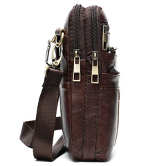 Retro fashion multifunctional cowhide shoulder bag