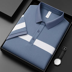 2023 Summer New Men's Loose Simple Polo Shirt