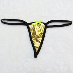 Sexy Patent Leather Thong