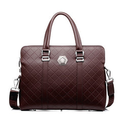Men's Business Commuter Embossed Briefcase