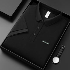 2023 Summer New Men's Loose Simple Polo Shirt