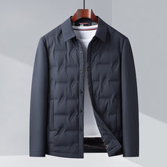 Men's Business Casual Lapel Down Jacket