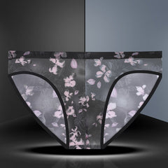 Men's Transparent Ice Silk Sexy Seamless Breathable Mesh Briefs