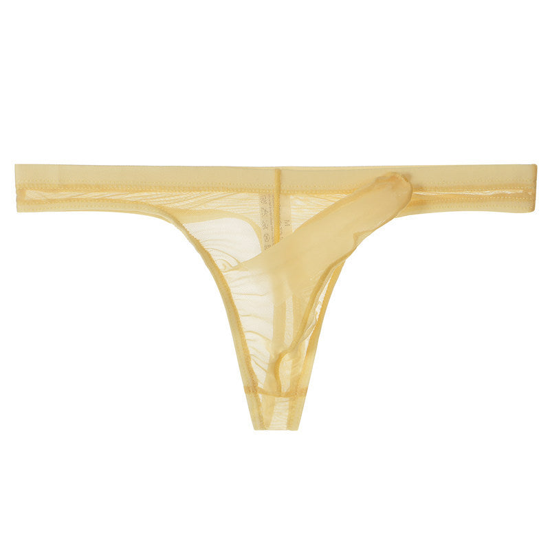 Ultra-thin mesh transparent thong