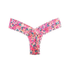 2024 New Sexy Lace Print Quick-drying Breathable Seamless Low-waist Skin-friendly Thong
