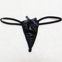 Sexy Patent Leather Thong