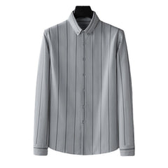Men's Business No-iron Striped Slim Shirt