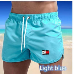 Men's casual youth multi-color sports swimming shorts men