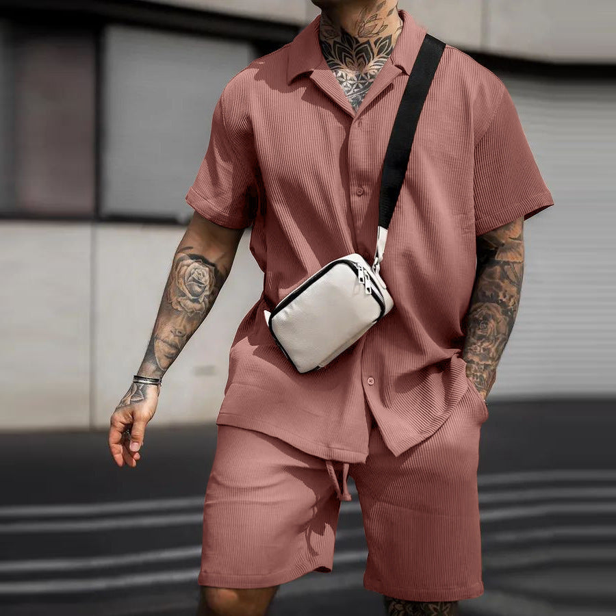 Men's New Casual and Comfortable Button Lapel Suit
