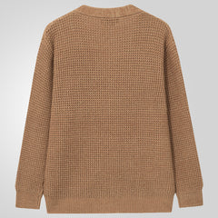 Men's V-neck Thickened Cardigan Sweater