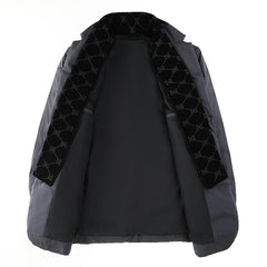White duck down stylish detachable scarf collar coat