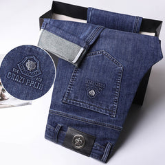 soft and comfortable versatile men's denim trousers