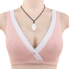 New Lace Front Button Bra