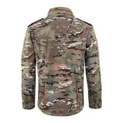 Multi-pocket Fleece Hooded Jacket