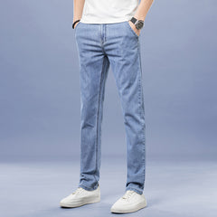 Men's Straight Loose Business Casual Stretch Jeans