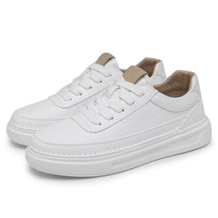 2023 New Leather White Shoes