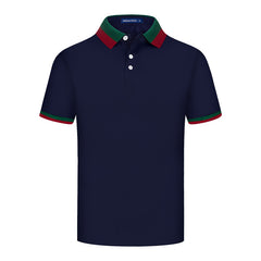 Simple casual short-sleeved polo shirt