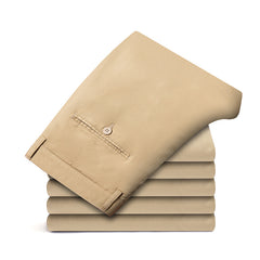 Men's Soft and Comfortable Straight Business Casual Pants